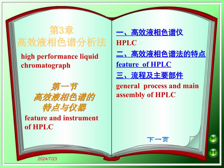 第1节 高效液相色谱的特点与仪器_第1页