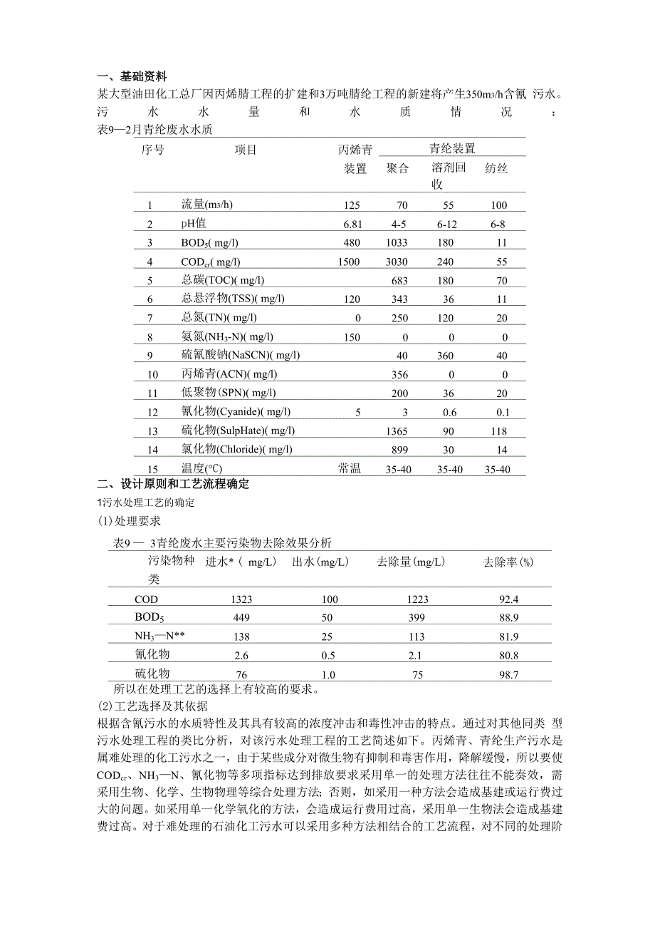 腈纶废水处理工艺_第1页