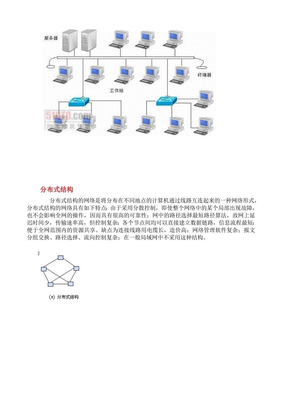 网络拓扑结构大全和图片(星型、总线型、环型、树型、分布式、网状拓扑结构) 精选编写.DOCX_第5页