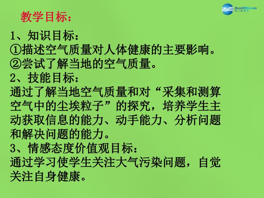 山东省淄博市临淄区第八中学七年级生物下册 3.2.2 空气质量与健康课件 新人教版_第4页