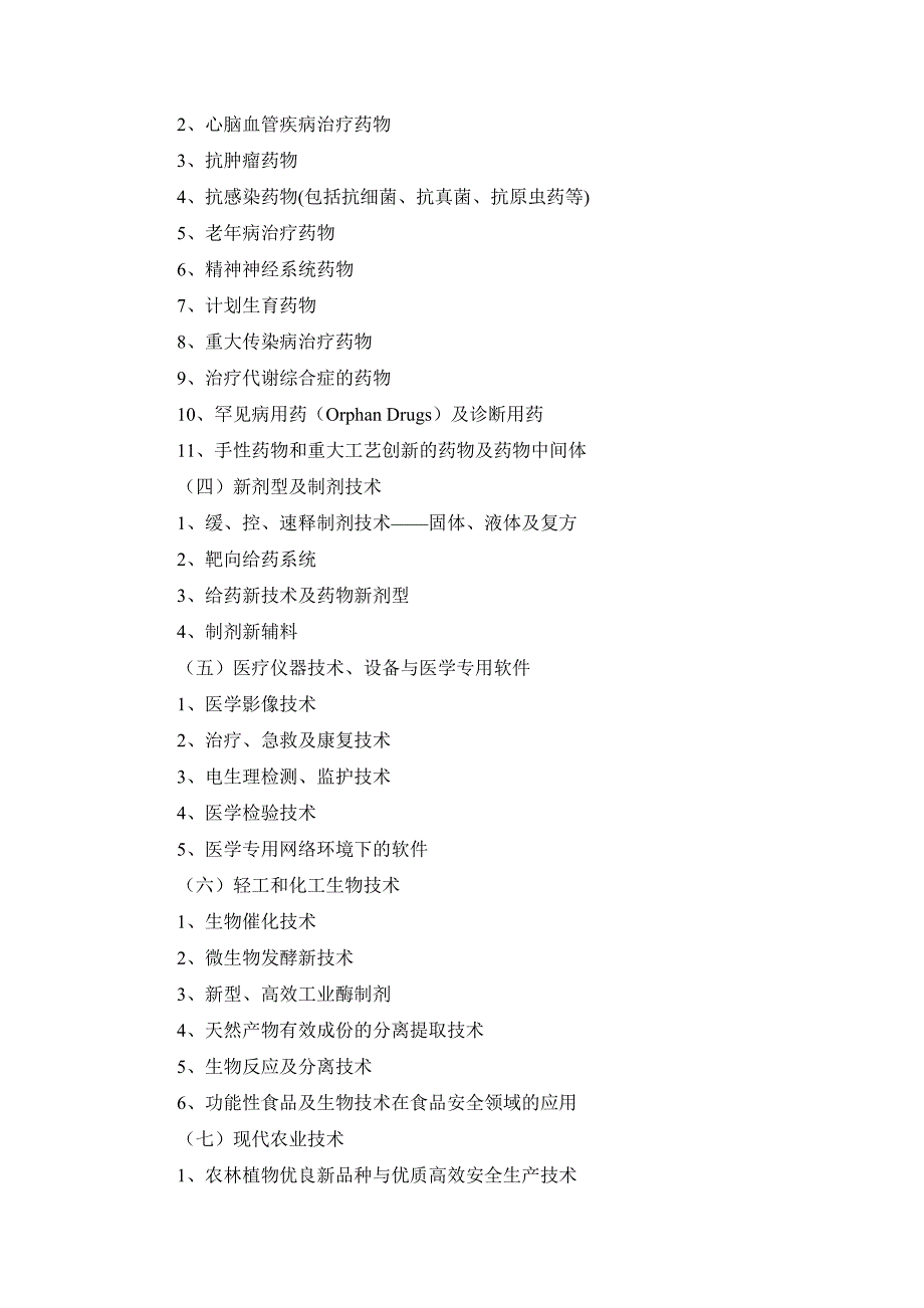 国家重点支持的高新技术领域_第4页