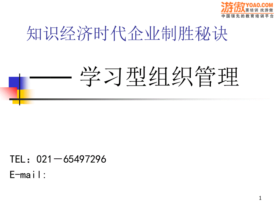 学习型组织管理五项修炼_第1页