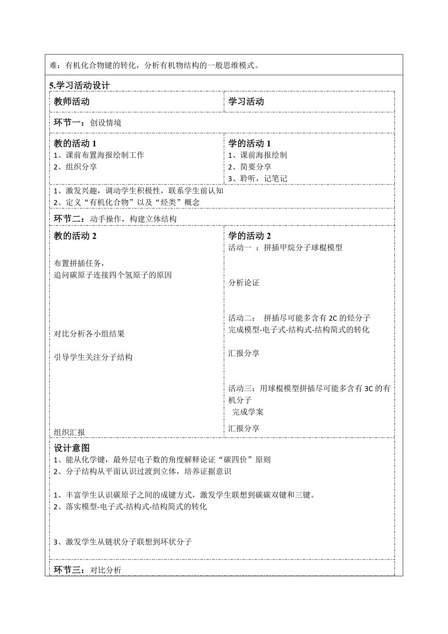 《认识有机物——搭建有机物分子结构模型（第一课时）》.docx_第2页