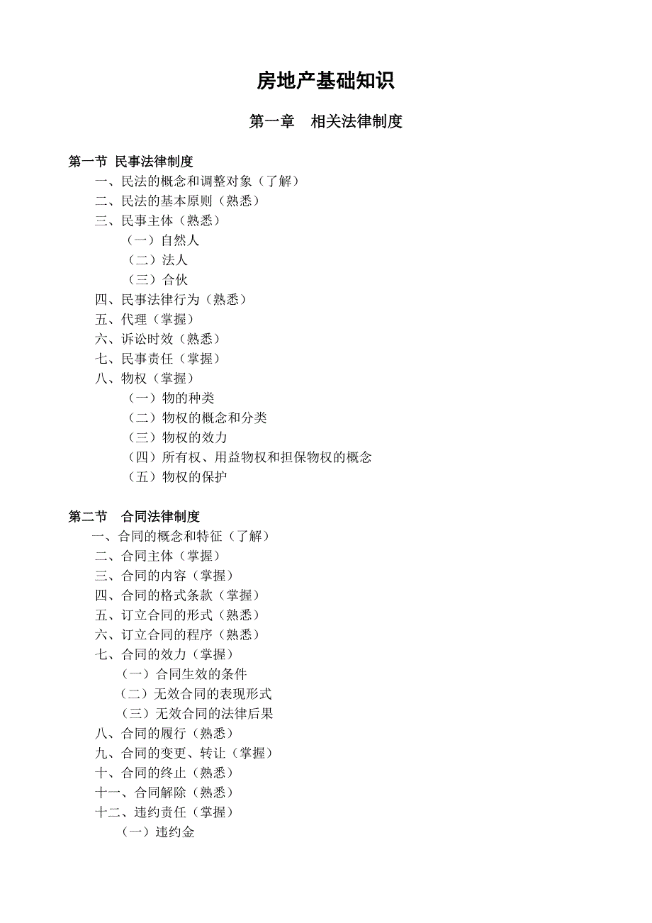 房地产协理大纲_第2页