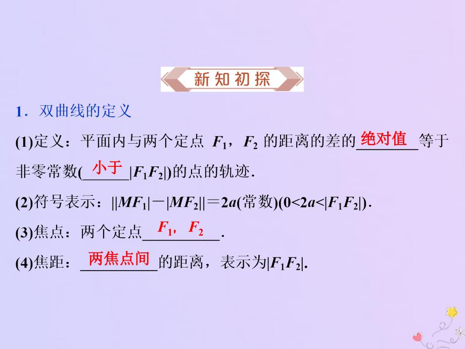 高中数学第二章圆锥曲线与方程2.3.1双曲线及其标准方程课件新人教A版选修21_第4页