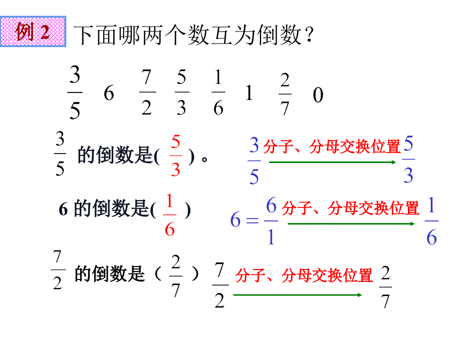 六年级数学上册课件3.1倒数的认识人教版共9张PPT_第4页