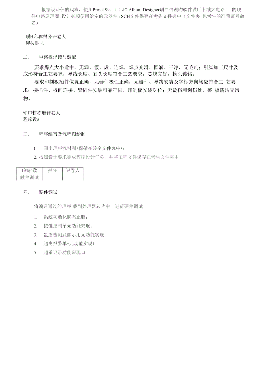 2011年 国信长天杯 CT107 模拟题及参考程序、模拟智能传输装置_第3页