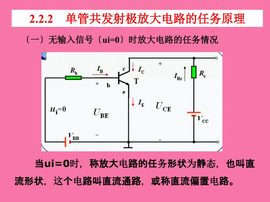 单管共发射级放大电路ppt课件_第4页