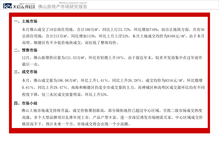 佛山房地产市场研究报告2010年12月月报 - 佛山地产街_第4页