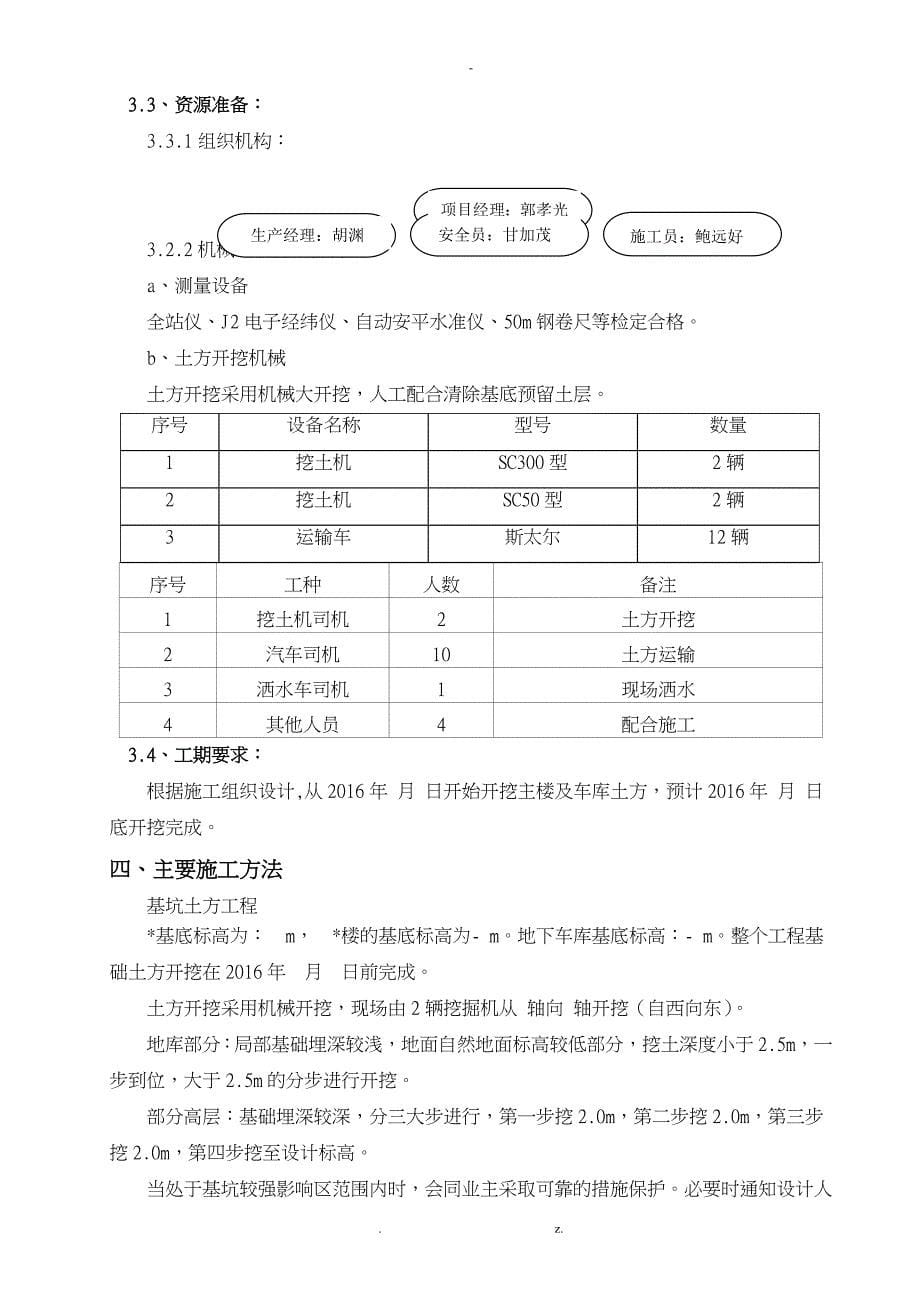 孔雀城剑1期2标段土方开挖施工方案_第5页