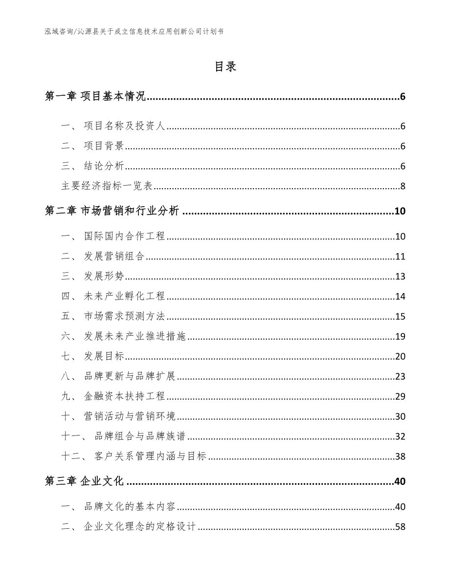沁源县关于成立信息技术应用创新公司计划书（范文参考）_第2页
