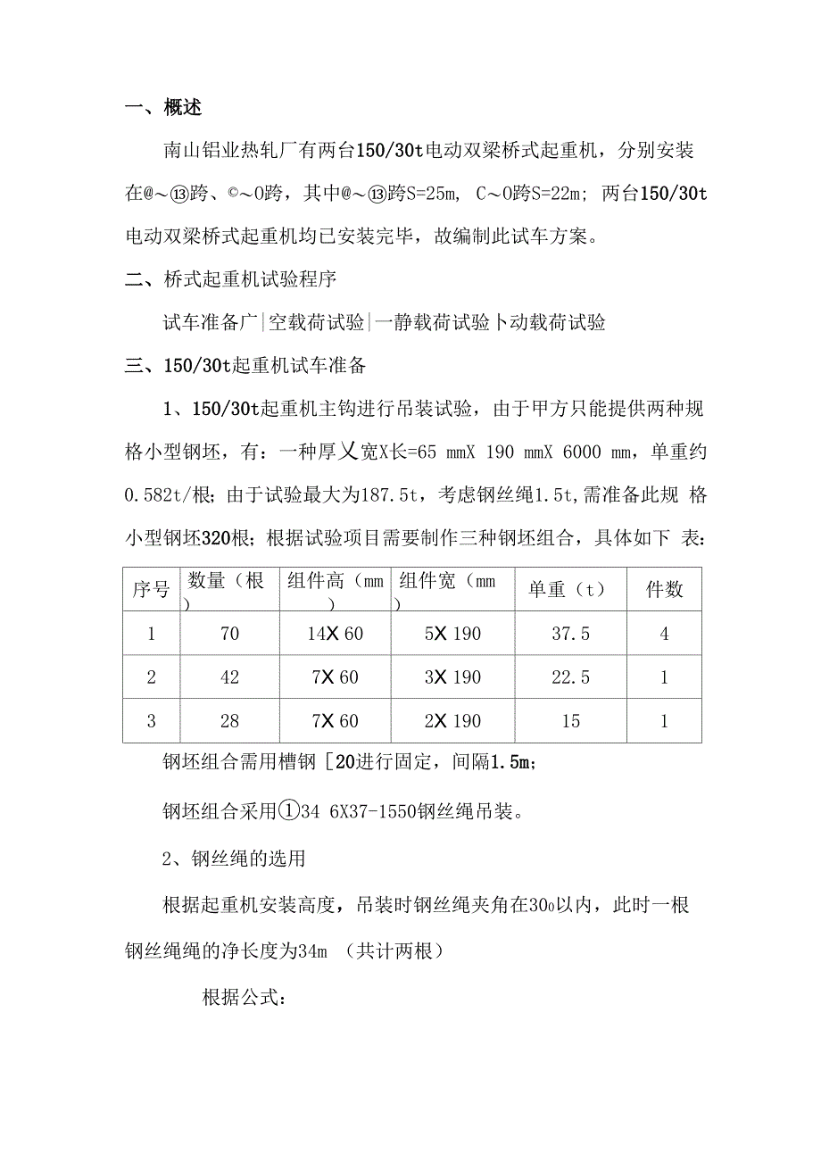 南山铝板带箔工程150t天车吊装方案_第1页