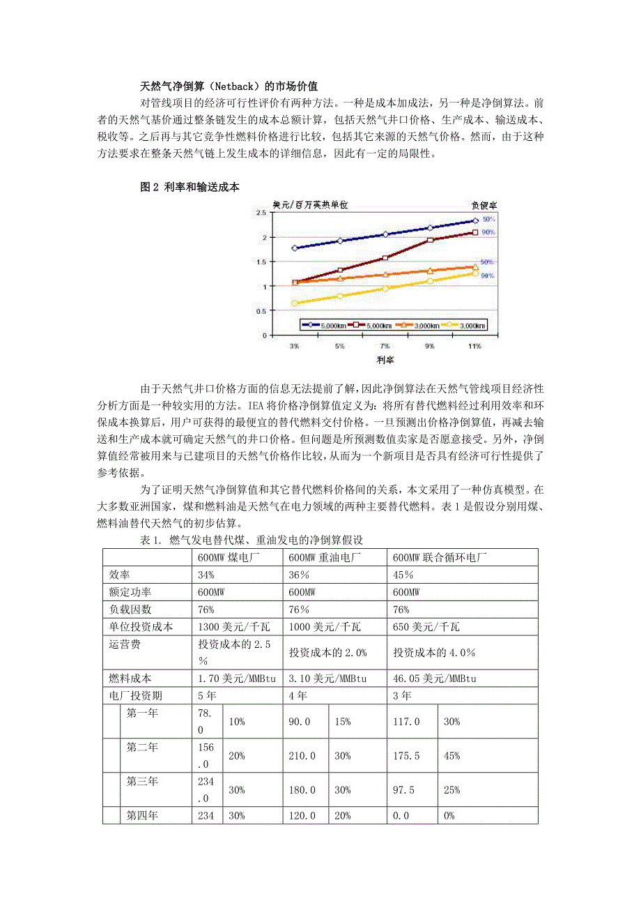 天然气管线项目的经济性分析模式_第2页