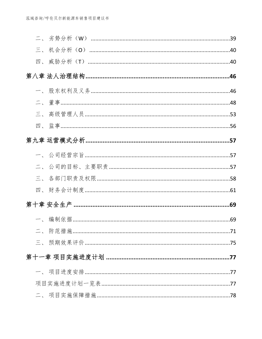 呼伦贝尔新能源车销售项目建议书【参考模板】_第3页