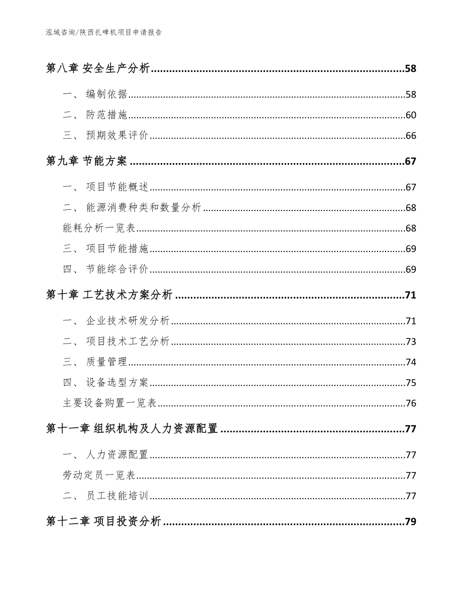 陕西扎啤机项目申请报告_第4页