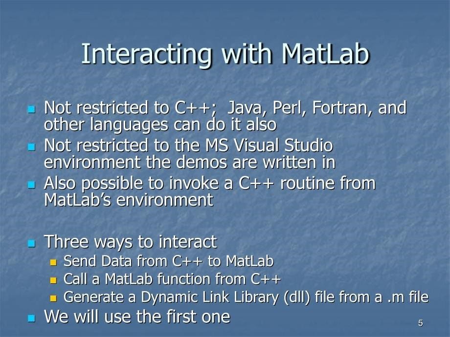 MatLab API in C优秀课件_第5页