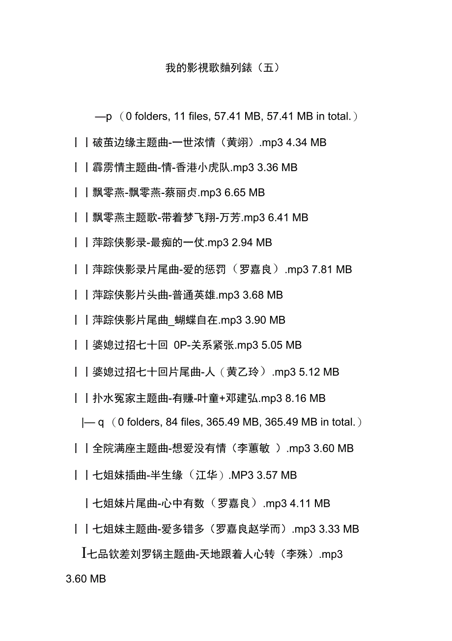 我的影视歌曲列表_第1页