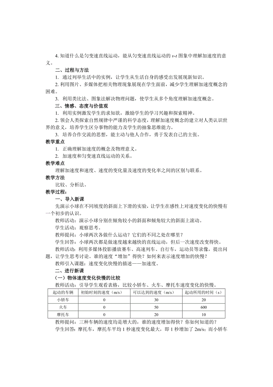 速度变化快慢的描述——加速度_第2页