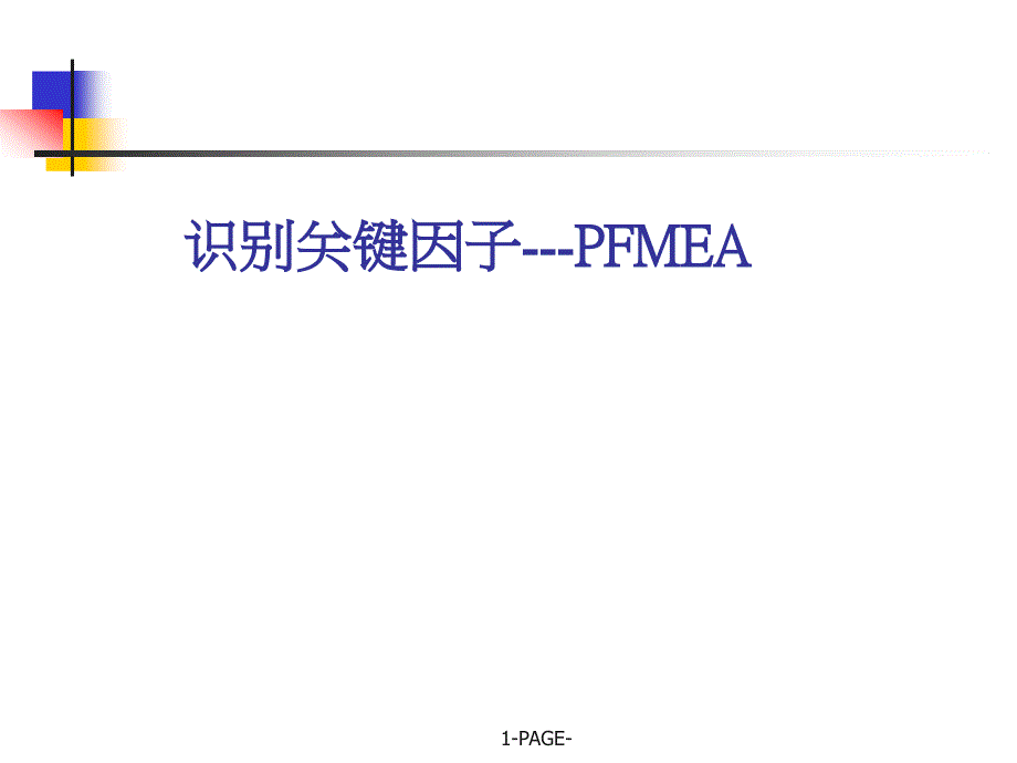 识别关键因子PFMEA_第1页