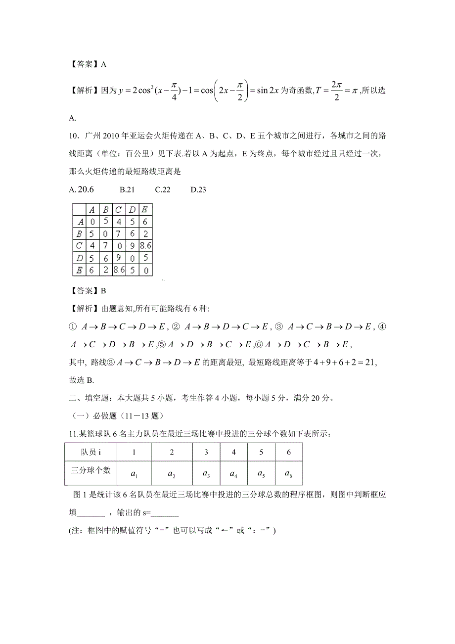 高考试题广东卷数学文解析版_第4页