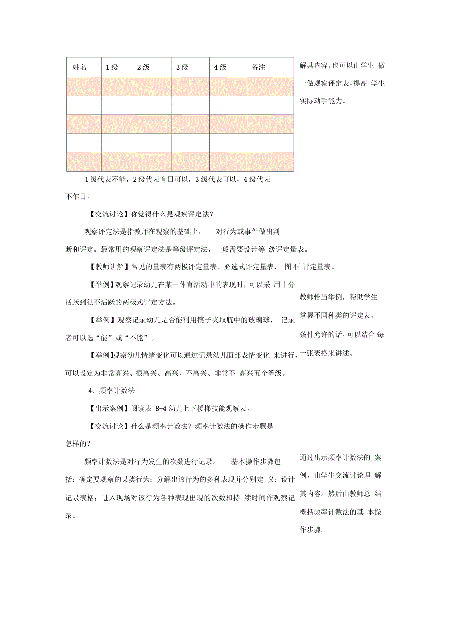 话题8幼儿健康教育活动观察与记录_第3页