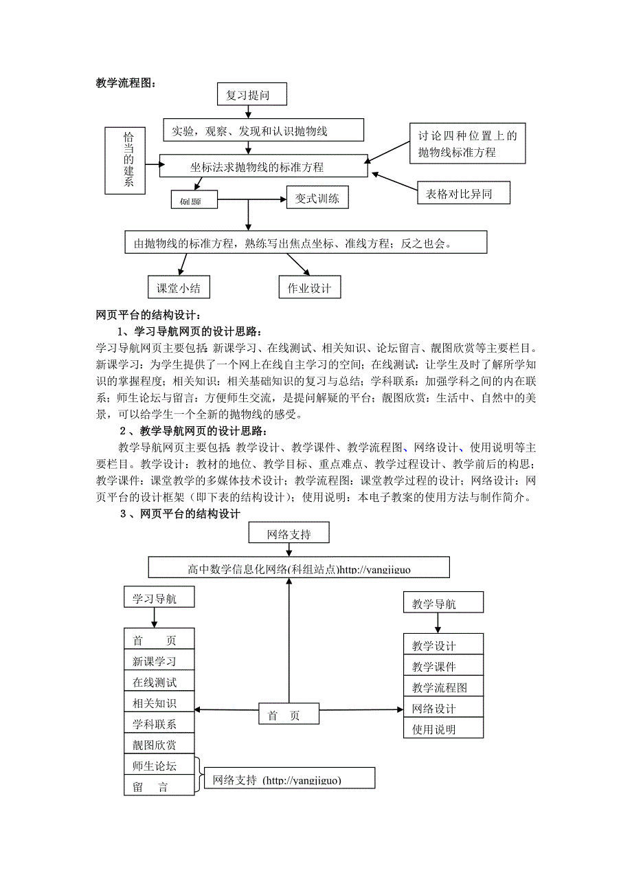 抛物线及其标准方程教学设计_第4页