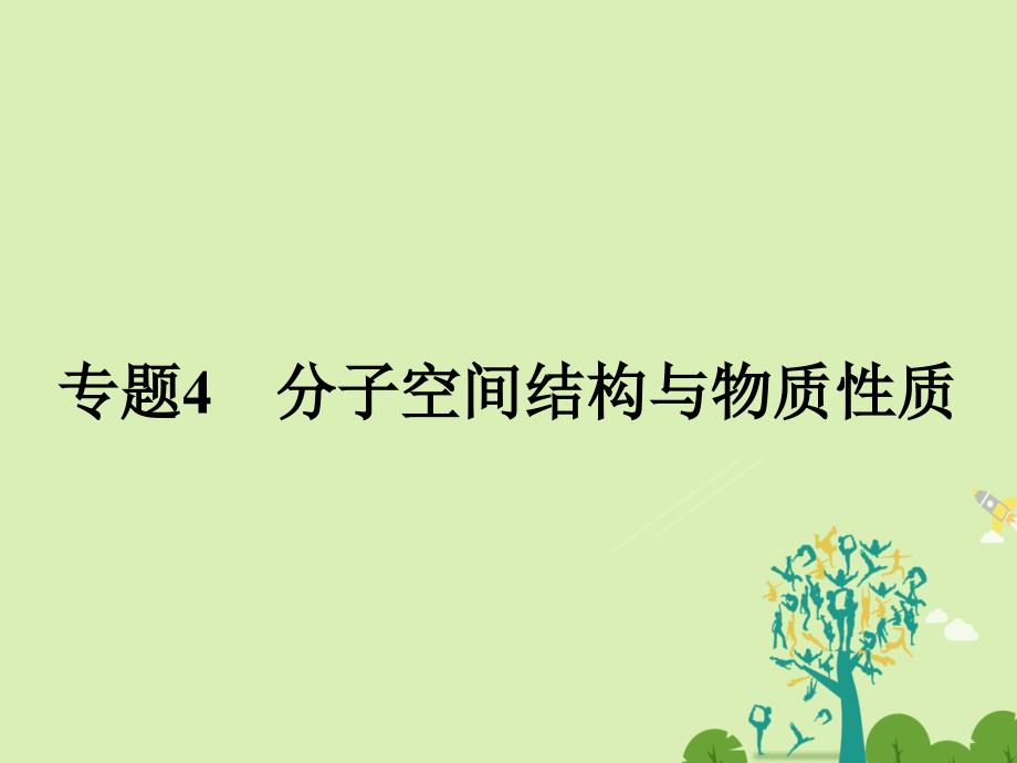 高中化学 41 分子构型与物质的性质课件 苏教版选修3_第1页