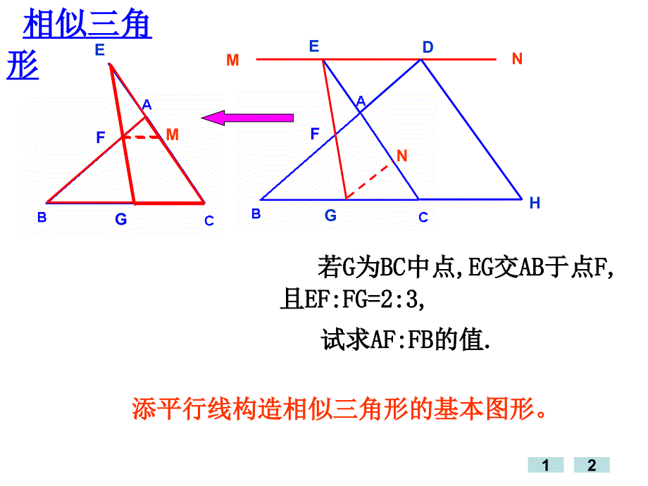 中考相似三角形复习课件_第4页