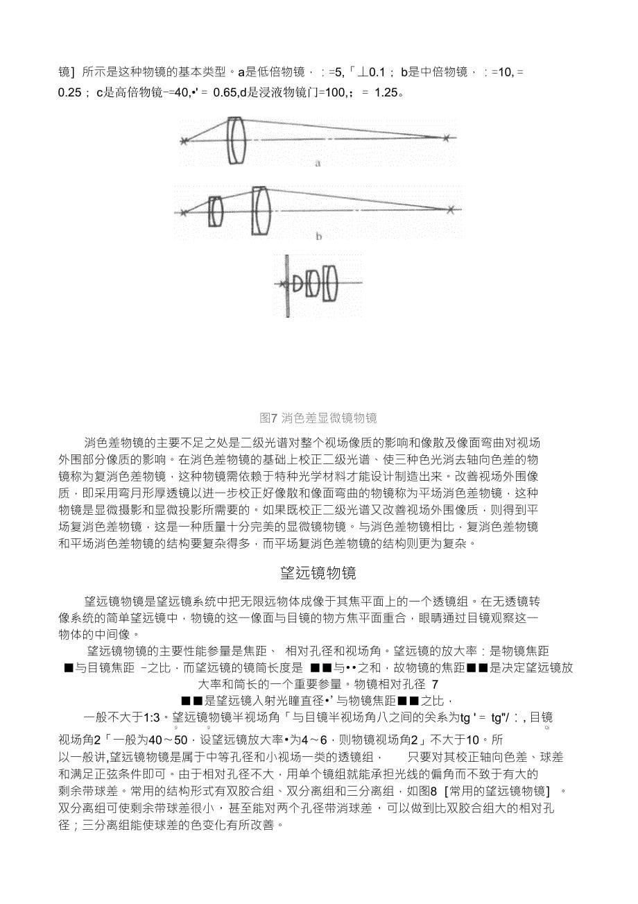 天文望远镜的目镜种类与结构_第5页