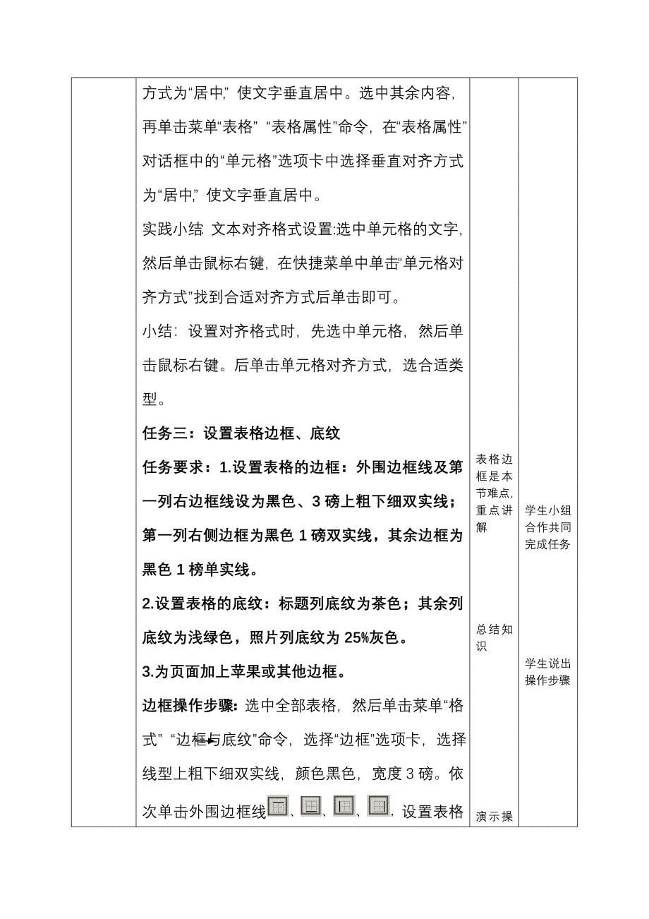 表格的修饰教案_第5页