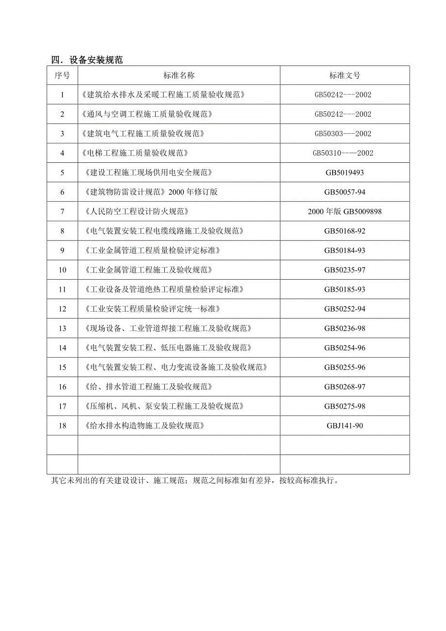 扬州生活广场招投标第4篇工程建设质量标准_第5页