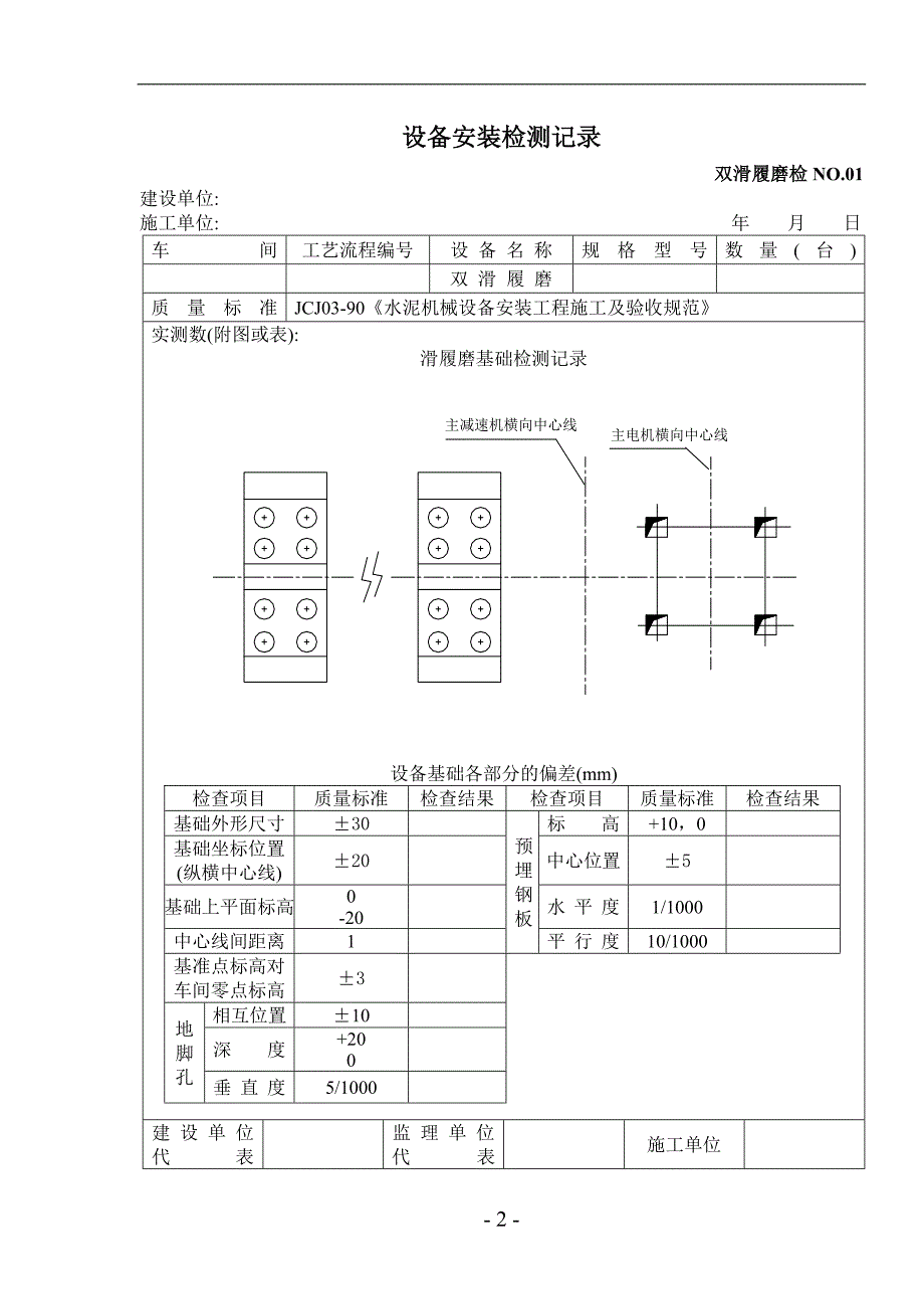 建材20：滑履轴承磨机检测记录_第2页