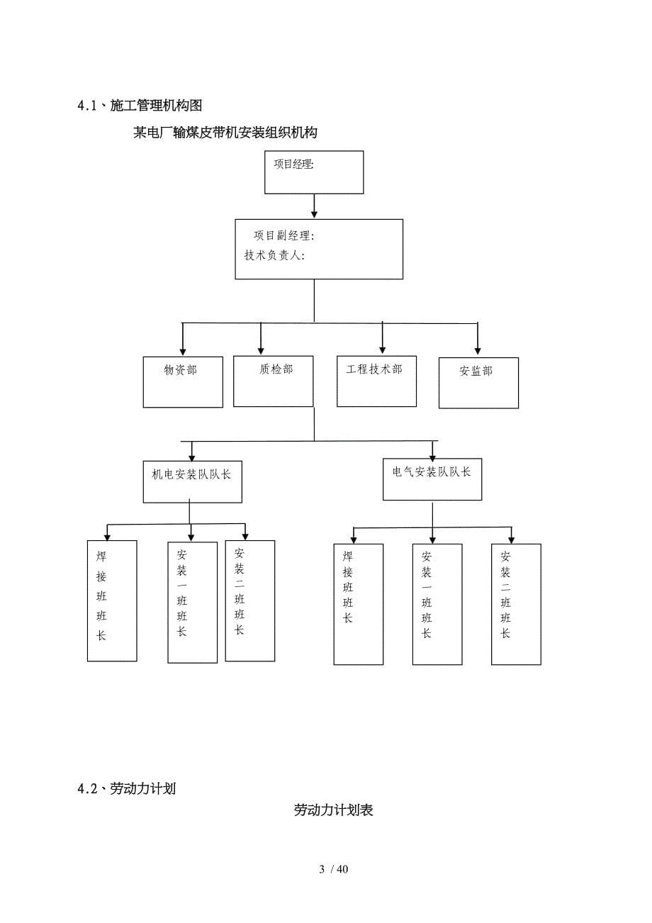 电厂新建工程输煤建筑安装工程输煤系统皮带输送机安装工程施工设计方案_第5页