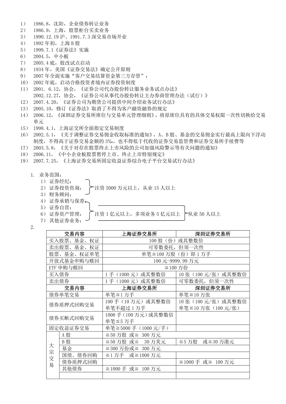 精品资料（2021-2022年收藏）证券从业资格考试证券交易表格_第1页