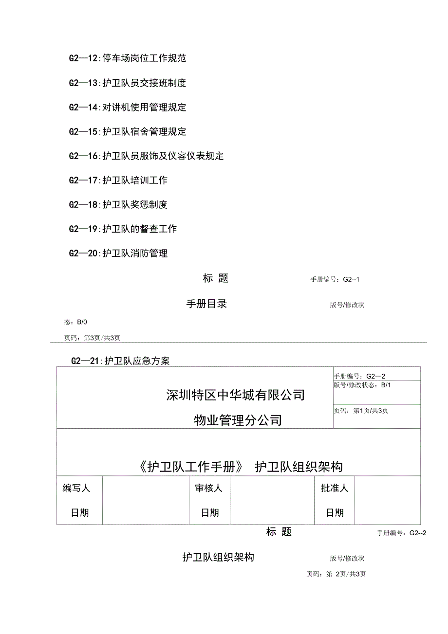 物业保安部工作手册_第2页