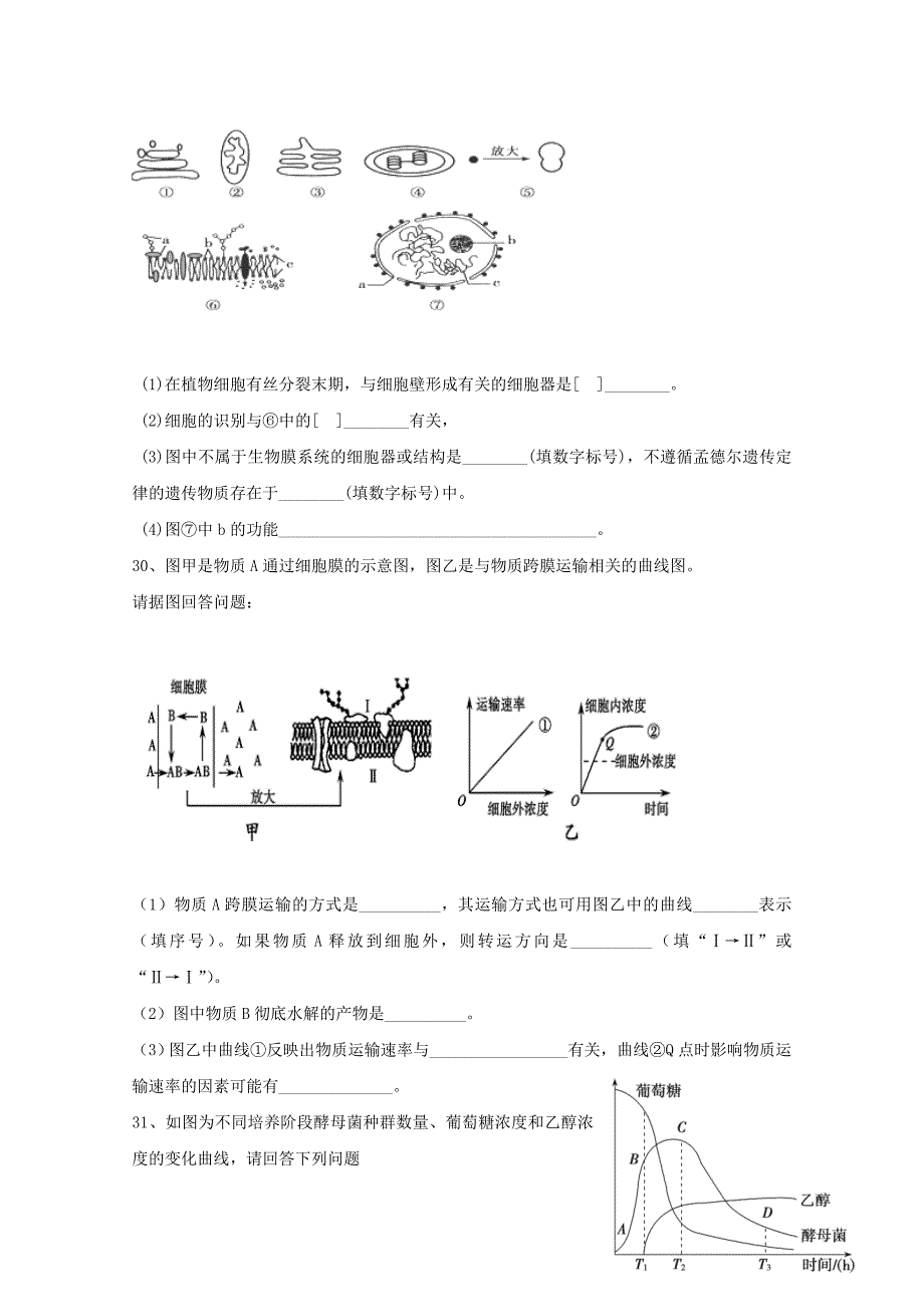 内蒙古通辽市科左后旗2020届高三生物9月月考试题_第3页