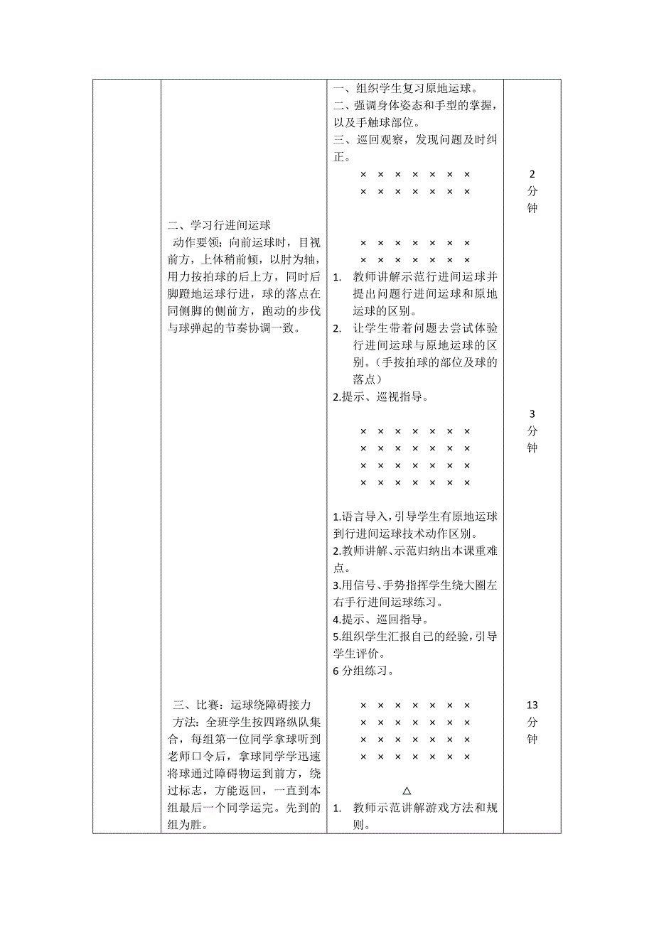 课题小篮球：行进间运球教_第2页