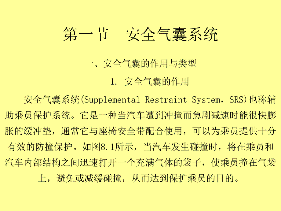 安全气囊系统与PPT课件_第2页