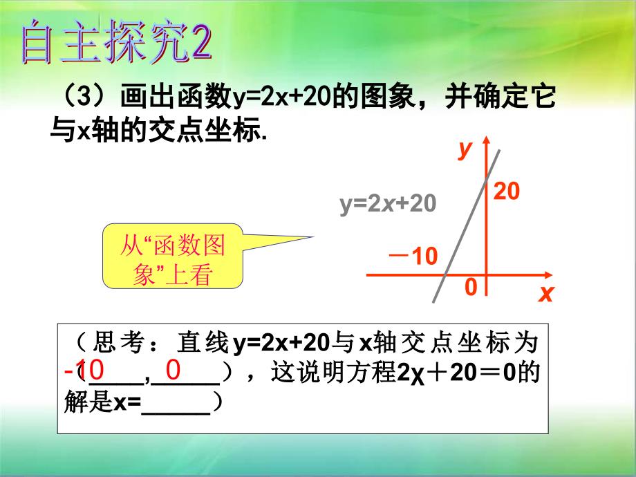 沪科版八年级数学上122一次函数7一次函数与一次方程、一次不等式_第3页