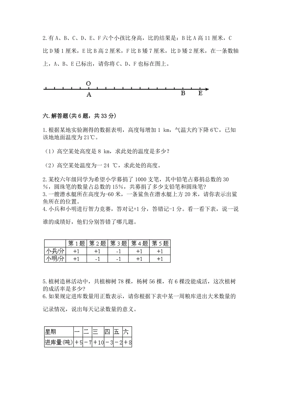 沪教版数学小学六年级下册期末卷加答案解析.docx_第4页