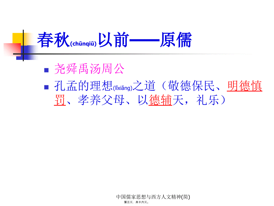 中国儒家思想与西方人文精神(简)课件_第3页