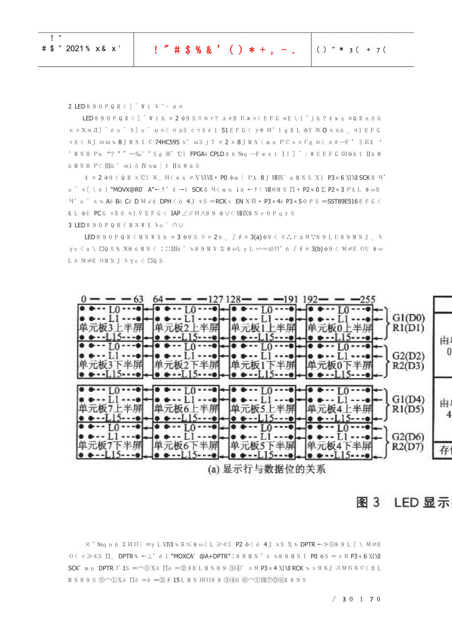 基于单片机IAP技术的LED显示屏控制系统_第3页