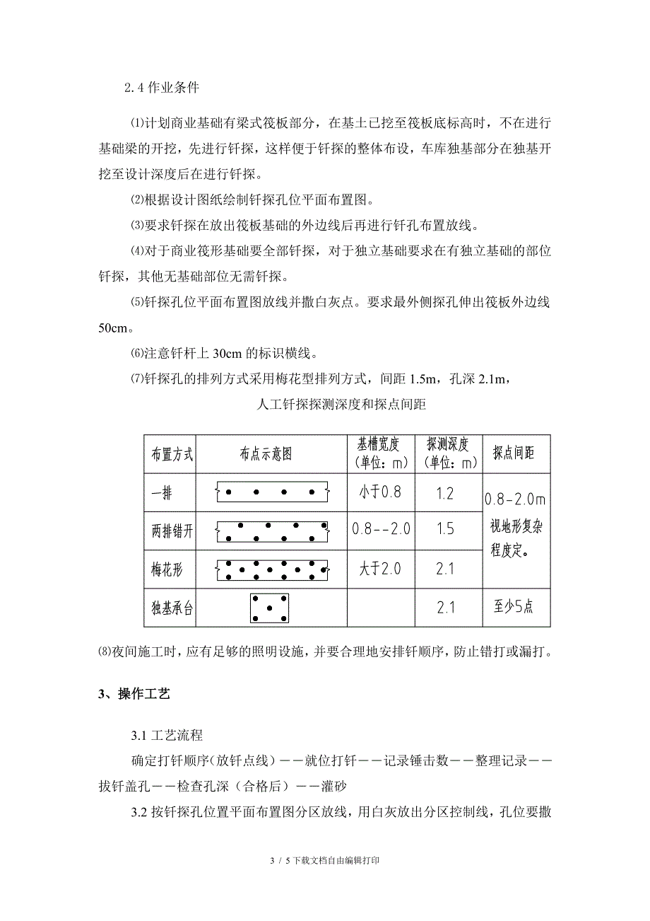 地基钎探施工方案(已通过)_第3页