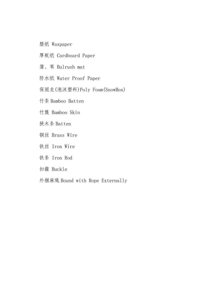 报检基础英语-报检重用词汇集锦(10).docx_第4页