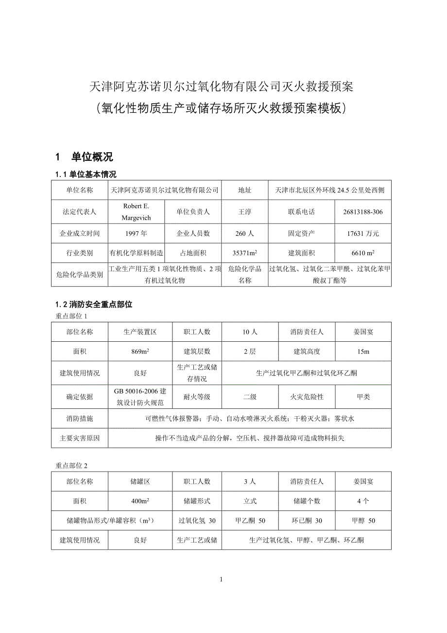 氧化性物质生产或储存场所(企业自填).doc_第1页