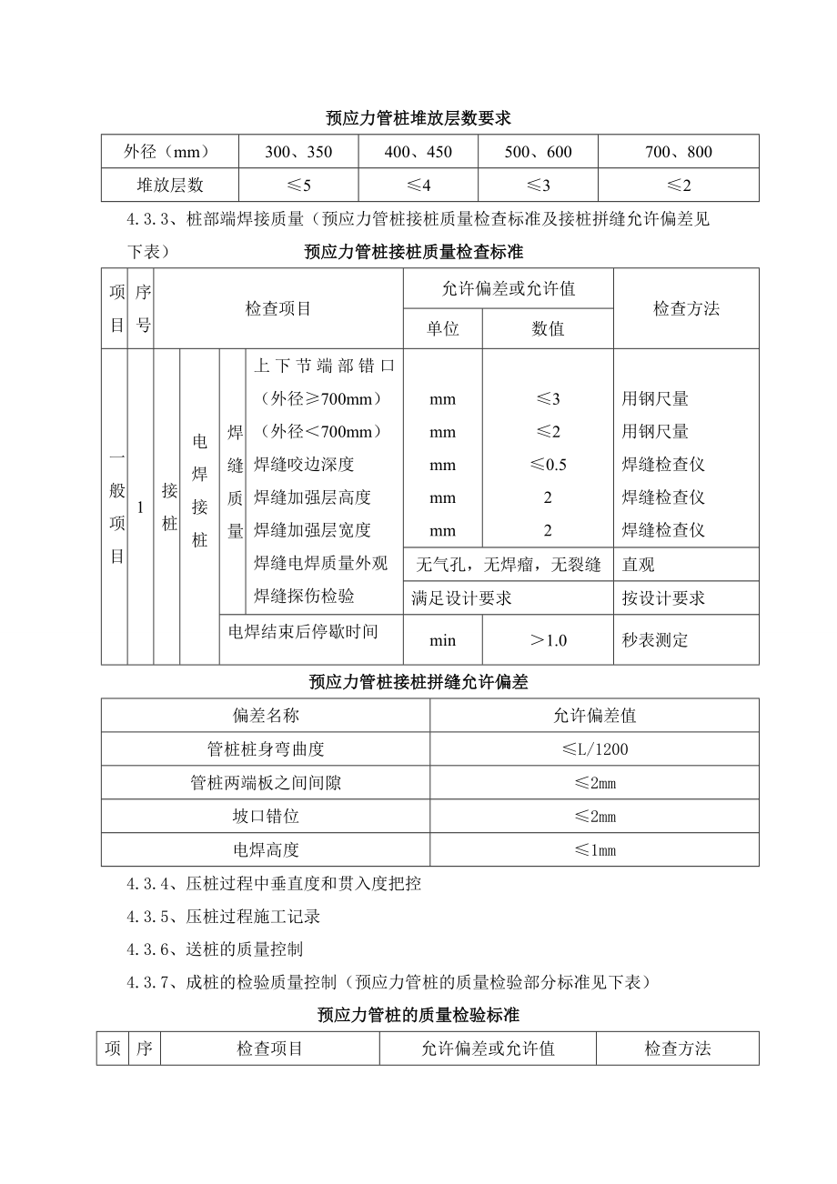 预应力管桩静压沉桩工程质量控制作业指导书word格式_第4页