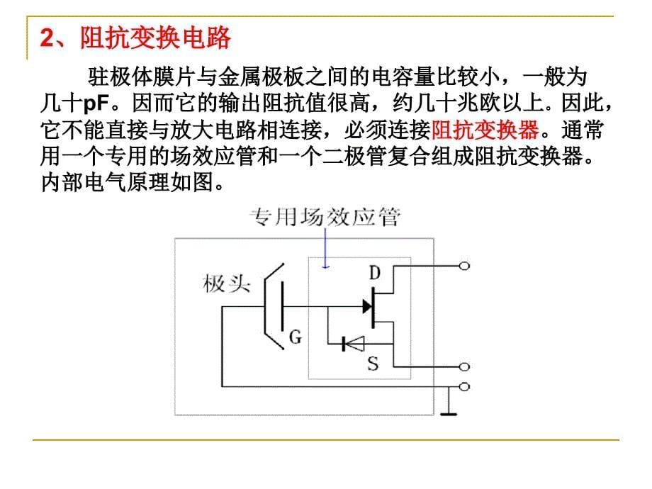 驻极体话筒结构原理及应用电路设计_第5页