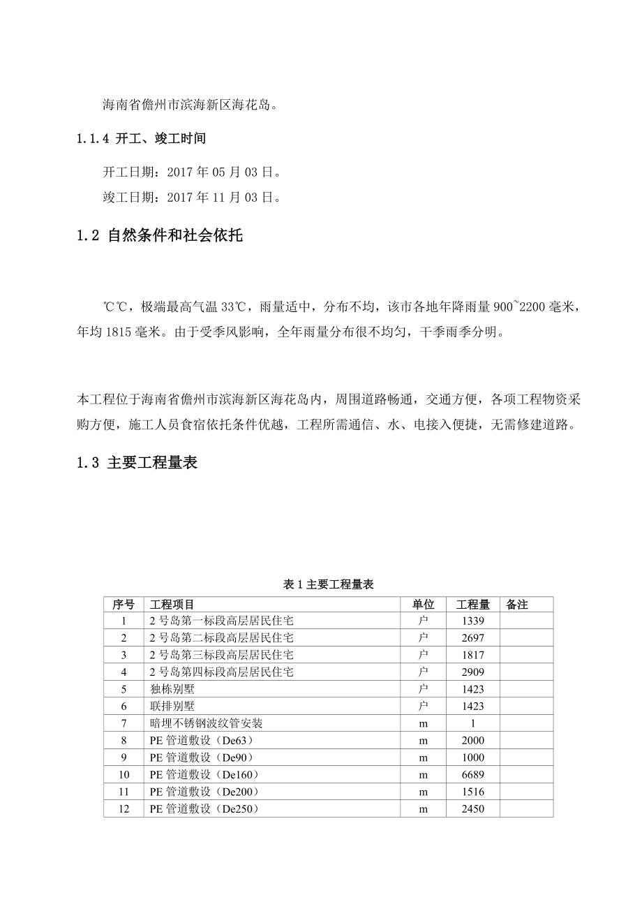 海花岛市政燃气管线及庭院燃气安装工程HSE作业计划书-海花岛_第4页