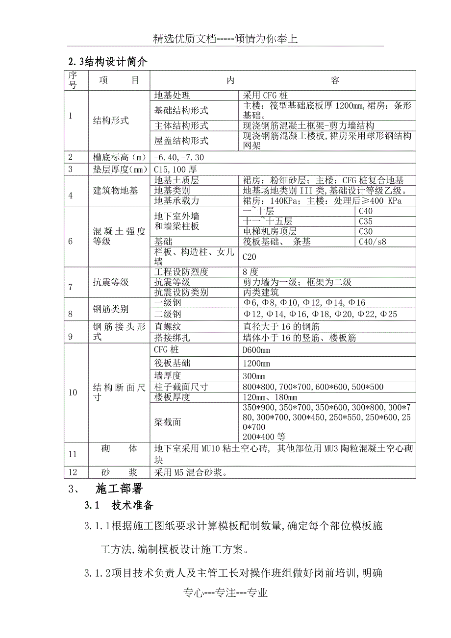 2019年最新框架结构木模板施工方案_第4页