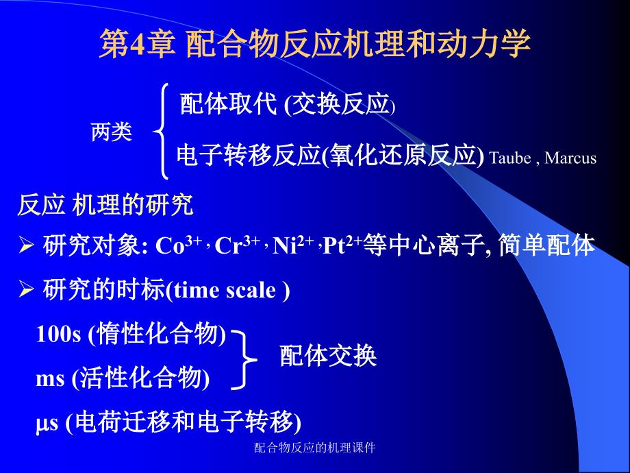 配合物反应的机理课件_第1页